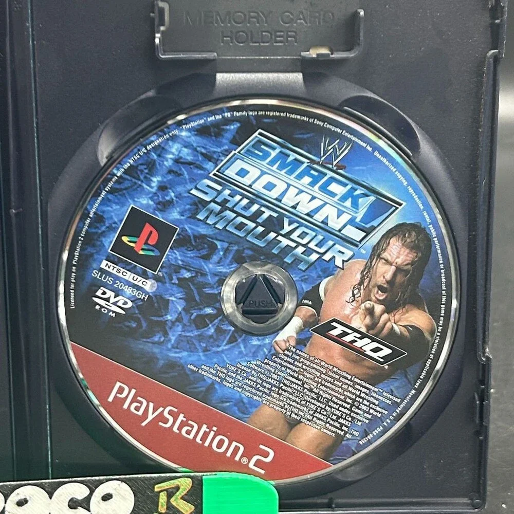 WWE SmackDown! Shut Your Mouth PS2 (PlayStation 2, 2002) Complete W/ Manual